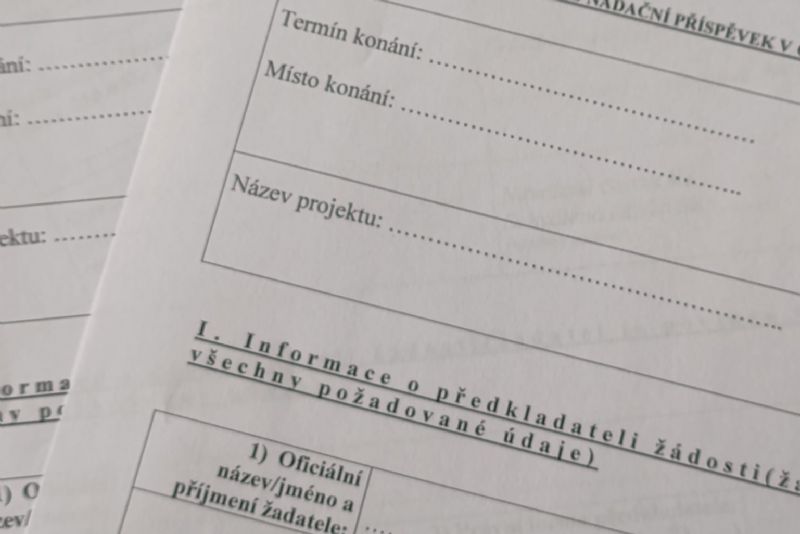 Příjem žádostí o poskytnutí nadačního příspěvku pro rok 2026 v oblasti kultury, vydavatelských projektů a obnovy movitých a nemovitých památek