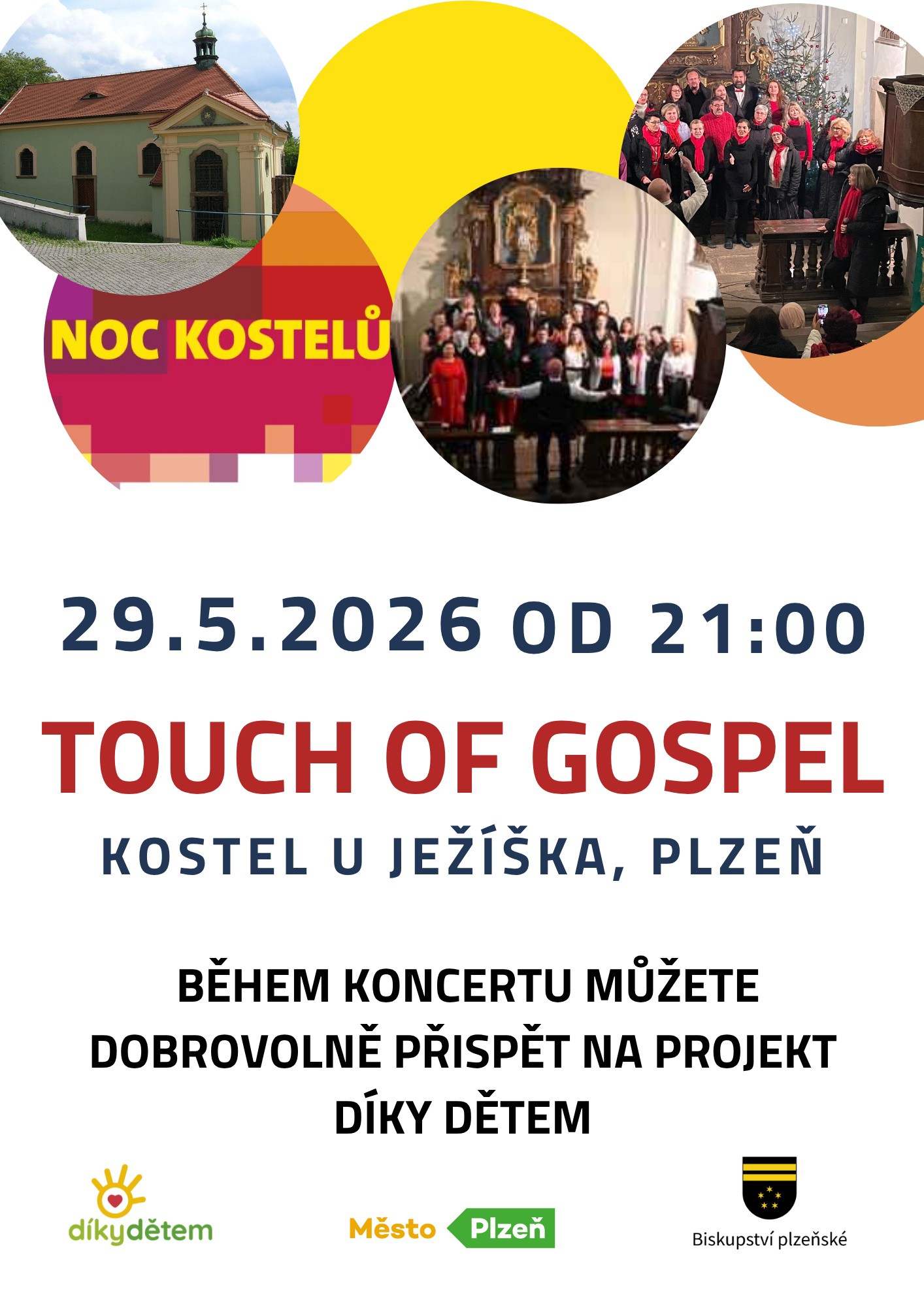 TOUCH OF GOSPEL pro projekt Díky dětem