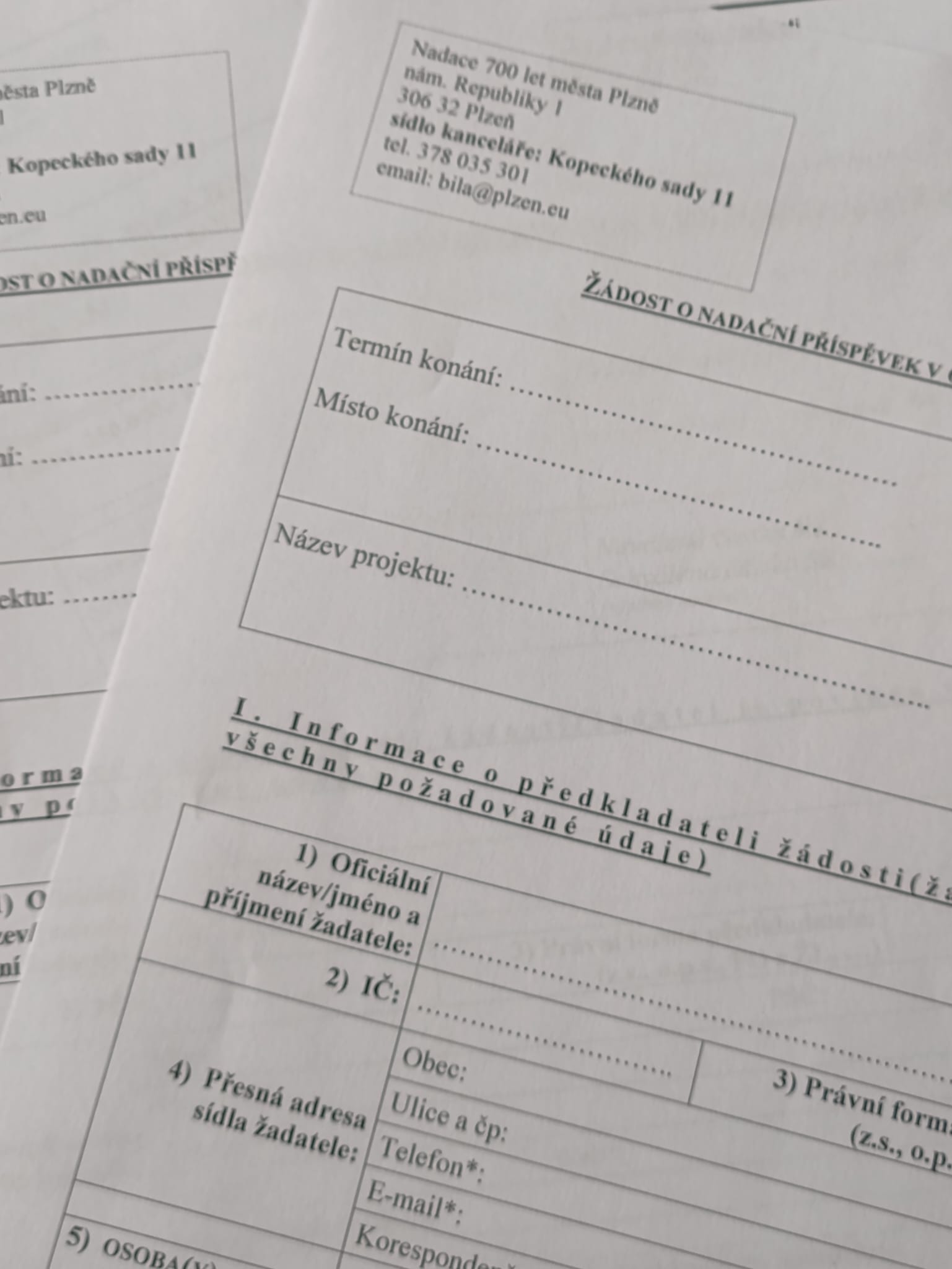 Příjem žádostí o poskytnutí nadačního příspěvku pro rok 2026 v oblasti kultury, vydavatelských projektů a obnovy movitých a nemovitých památek